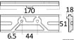 Bild på Aluminium plate anode for Mercury/Mariner 150 HP